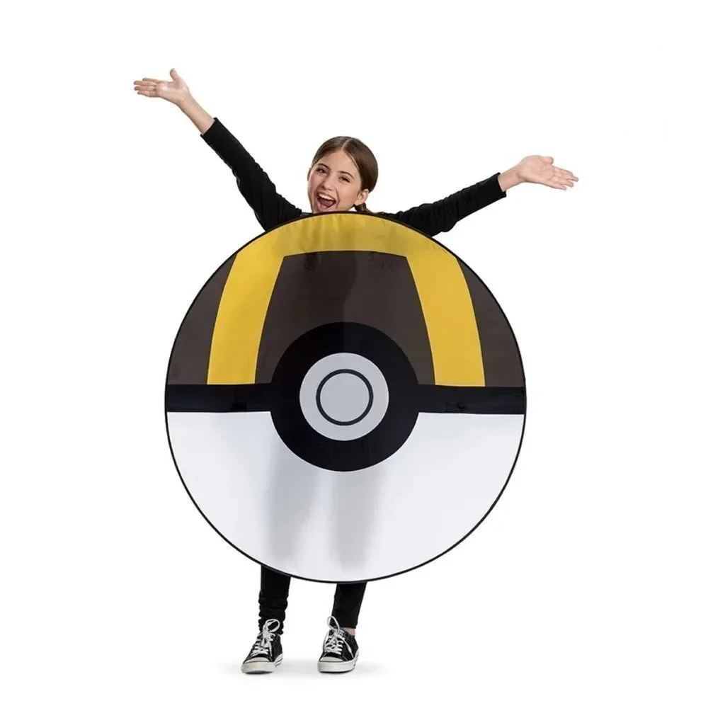Pokemon Poke Ball Ultra Ball Pop-Out Costume, Child and Adult Ages 8+